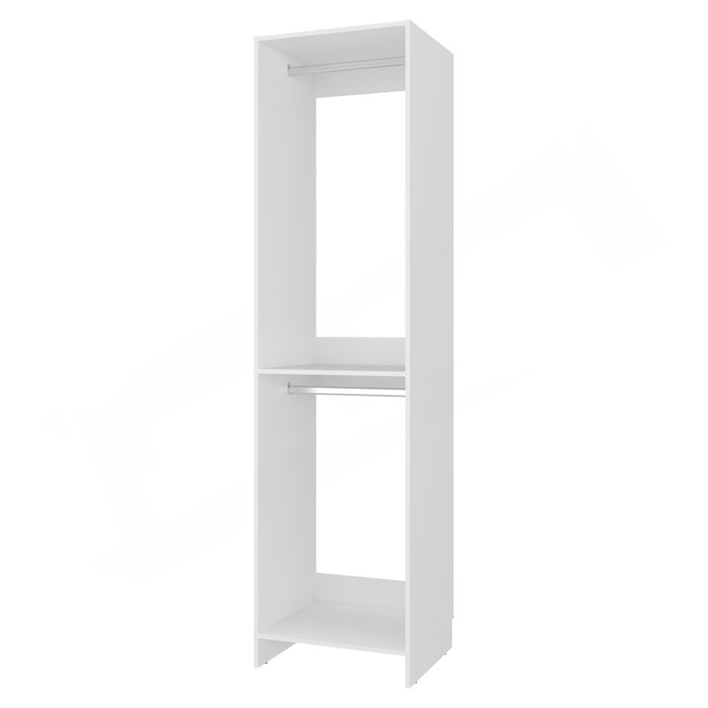 Dover Closet, 2 Shelves, White