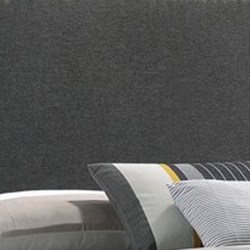 Arsula Upholstered Standard Bed, King, Gray
