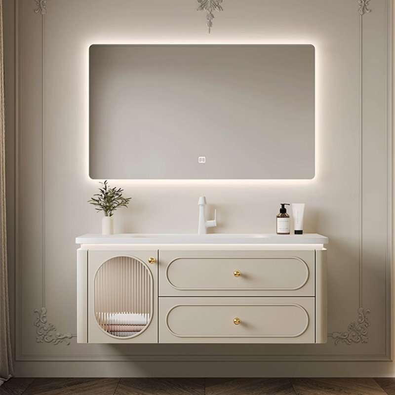 Meuble-lavabo moderne et élégant, H 19,7 po x l 47,2 po x P 21,7 po