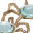 Eduan 2 Pieces Mazu Magnifyers, Gold