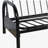 Black Adjustable Futon Frame