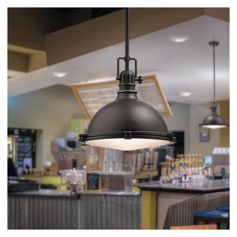Middleville 1 - Light Single Pendant, Olde Bronze