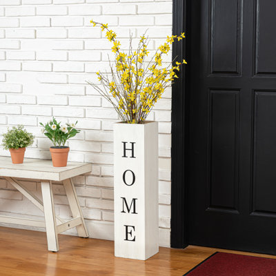 Collmar Weather Resistant Wood Garden Sign