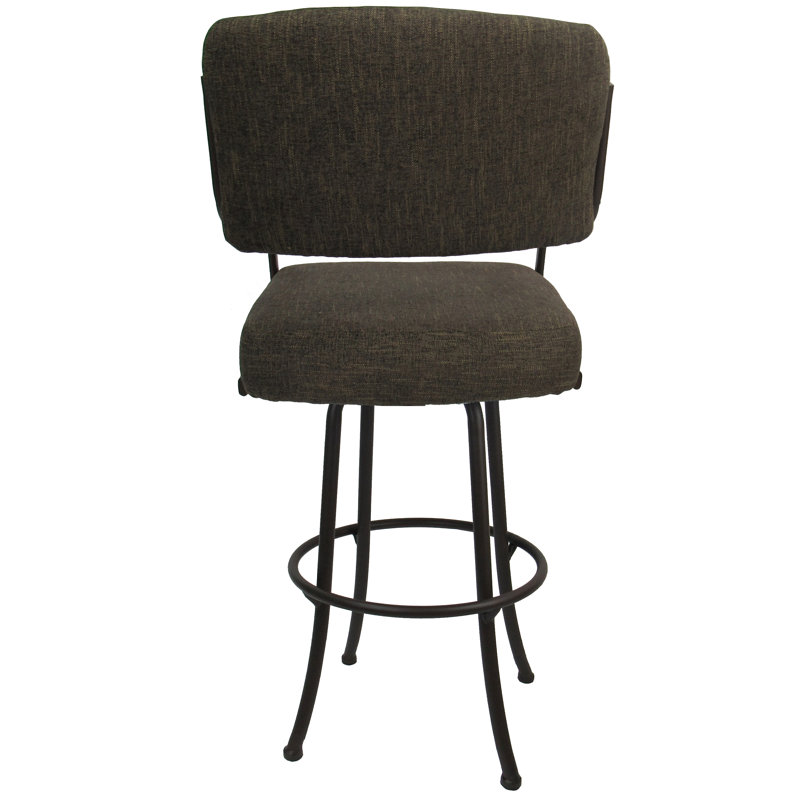 Tabouret de comptoir pivotant 26 po Melvin, Coffee, Brun Sanora, Counter Stool (26” Seat Height)