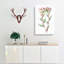 Pink Amaryllis Flowers - Wrapped Canvas-55324760