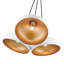 Luminaire suspendu grappe blanc brillant 3 lumières-2035413535