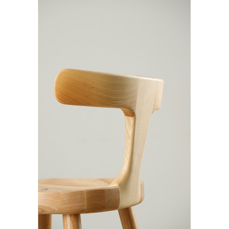 Anvil Chair With Back, Matte Ash, Bar Stool (31” Seat Height)