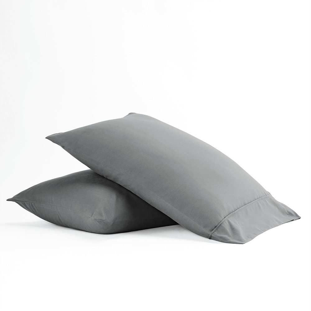 Premium Double-Brushed Pillow Case Set (Set of 2) Alcott Hill® 