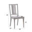 Chaise d'appoint Marta (ensemble de 2)
