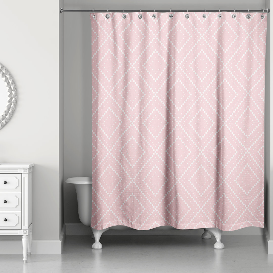 Tremblay Geometric Shower Curtain Foundry Select 