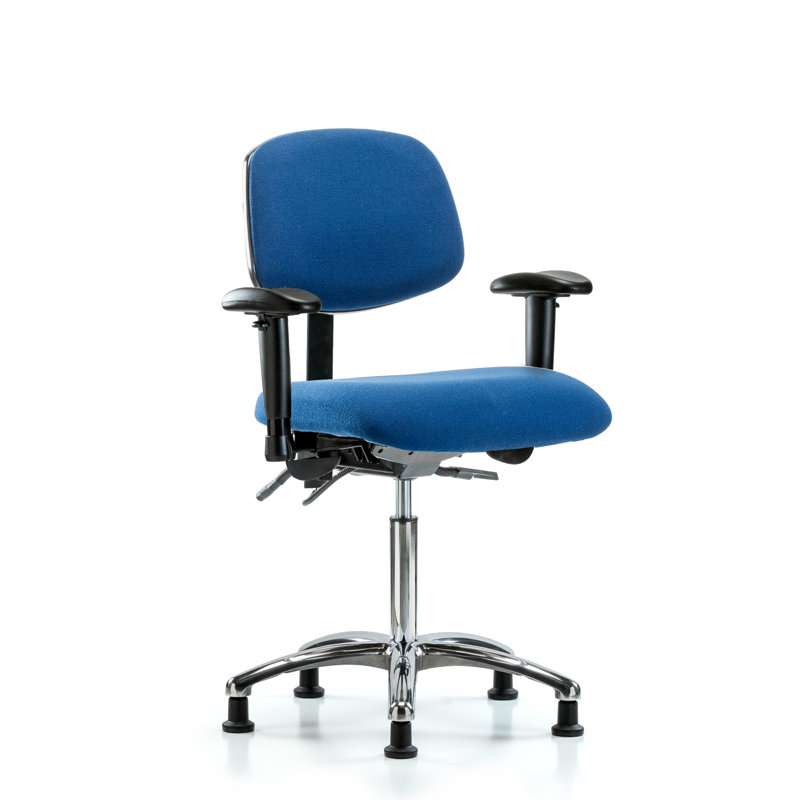 Task Chair, Blue, Glides