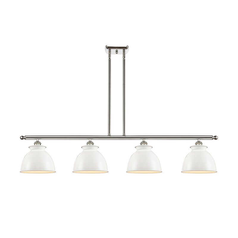 Arev 4 - Light Kitchen Island Pendant, Polished Nickel, Polished Nickel, No