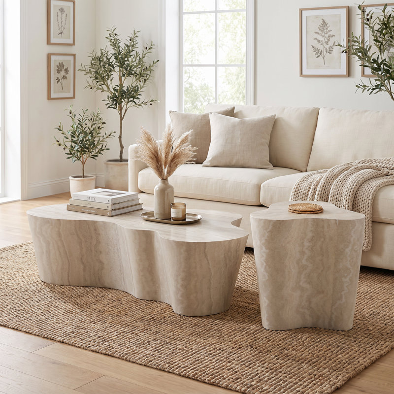 Table basse Vorn, Large(14.96'' H X 49.21'' W X 30.31'' D)