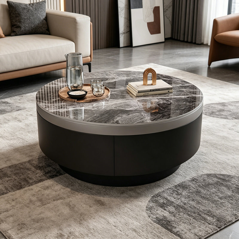 Zercle, H 13 po x L 27,55 po x l 27,55 po, Grey