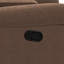 Causeuse inclinable en microfibre Evola