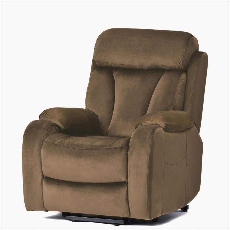 Electric Power Lift Recliner Chair For Living Room Bedroom, Brown, No Recline