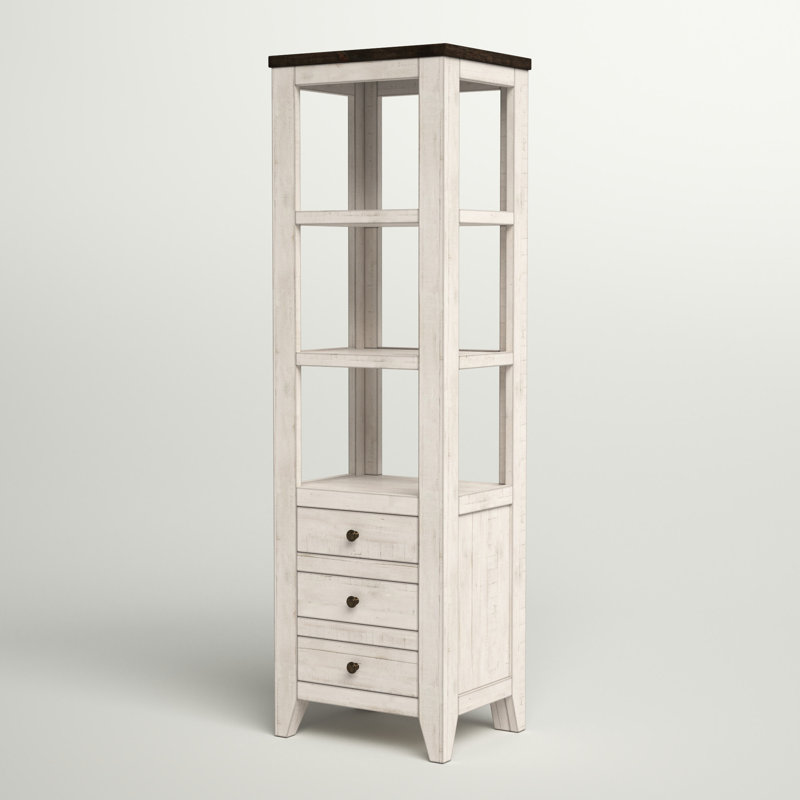 Carmencita Bookcase, Vintage White