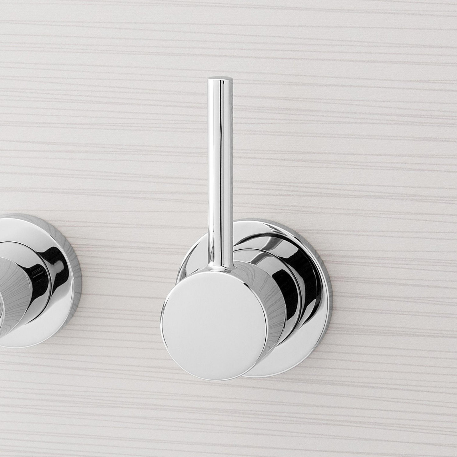 Lexia Wall-Mounted Widespread Bathroom Faucet, Chrome