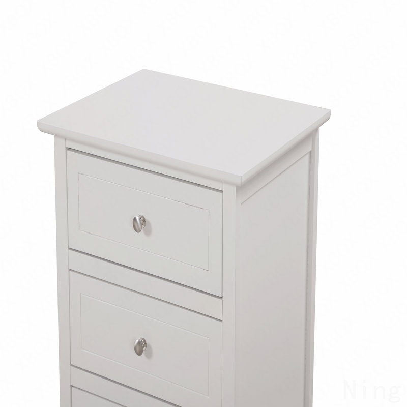 Table de chevet transitionnelle blanche polyvalente, Blanc