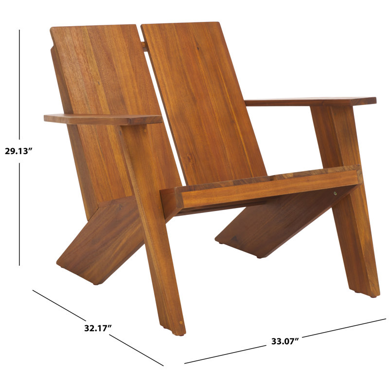 Maya Adirondack Chair, Brown