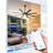 72"Industrial Ceiling Fan With Light,With 8 Aluminium Metal Blades,Works with Alexa-1893822018