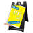 Portable Folding Double Sided Sign Stand-73195532