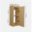 Armoire murale en bambou à grande capacité de pressage latéral