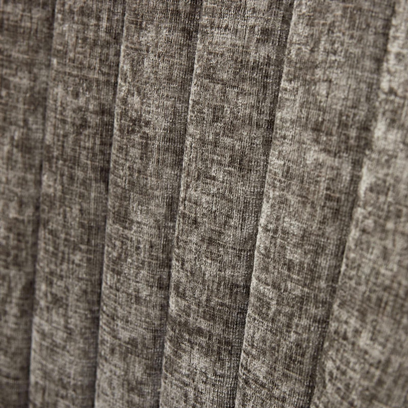 Chaises de salle à manger en rayonne, Gris, Doré