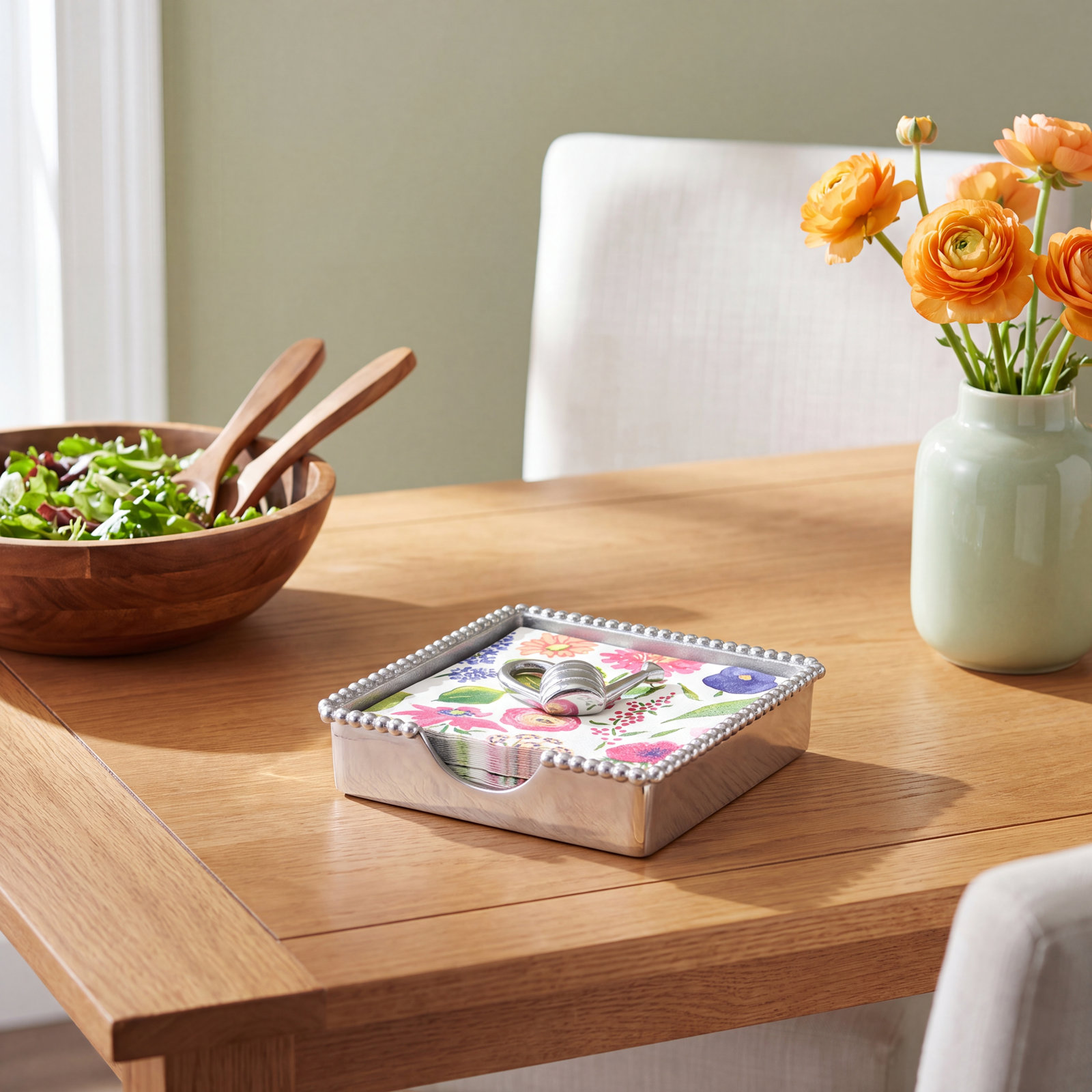 Garden Party Aluminum Napkin Holder