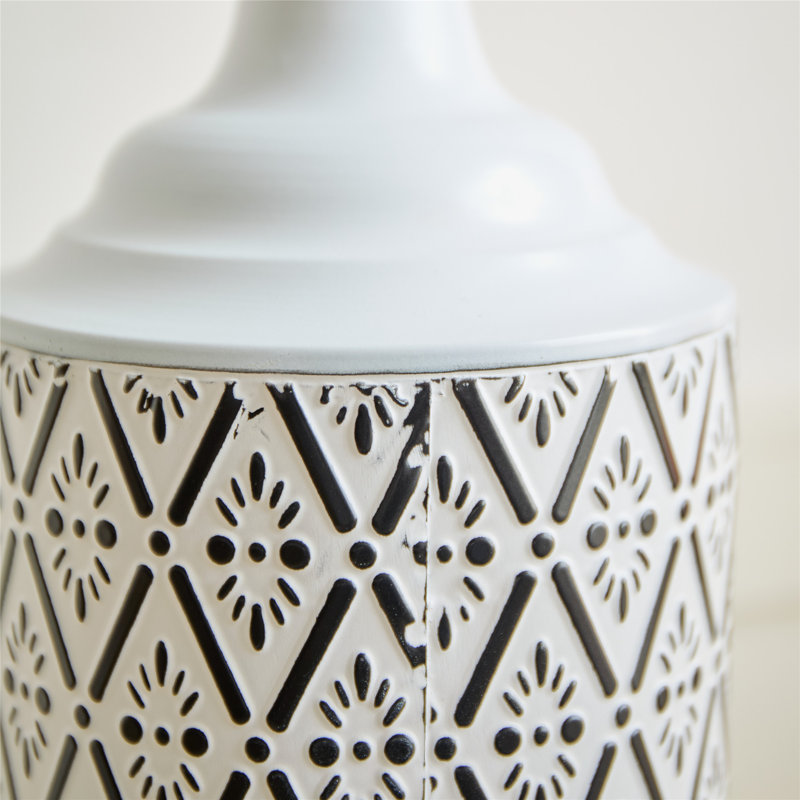 Ensemble de 3 vases glamour en métal blanc, décor à la maison durable et élégant avec un design géométrique, parfait pour les intérieurs luxueux