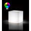 Jut Matte Ice White Battery Powered LED Outdoor Table Lamp-116418898