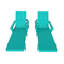 Ensemble de chaises longues inclinables 77,6 "Aderson-88498347