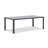 Deandra Rectangular Metal Outdoor Dining Table With Umbrella Hole , 82.75'' in. W 41.25'' in. D-1235571843-1235571842