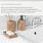 Acacia Soap Dish Cup Dispenser Tray