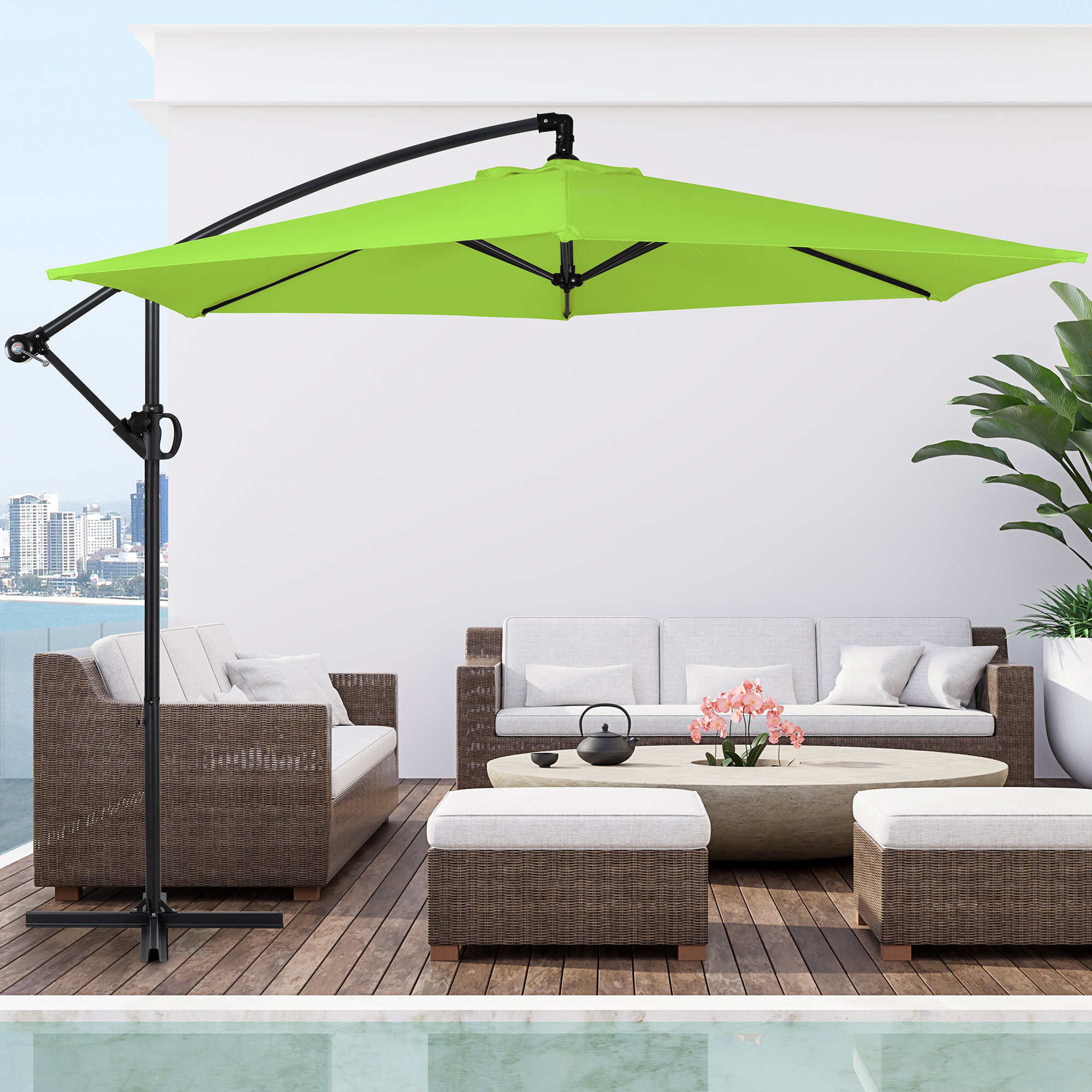 8 cantilever patio umbrella Formosa Covers 10 ft Supported Bar Rib Replacement Canopy RED one_size Each piece is a testament to our commitment to excellence and attention to detail 10 FT Patio Umbrella |