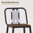 24.2" Bar Stools Kitchen Bar Chairs Counter Stools Height Stools with Metal Frame-572168363-585500296