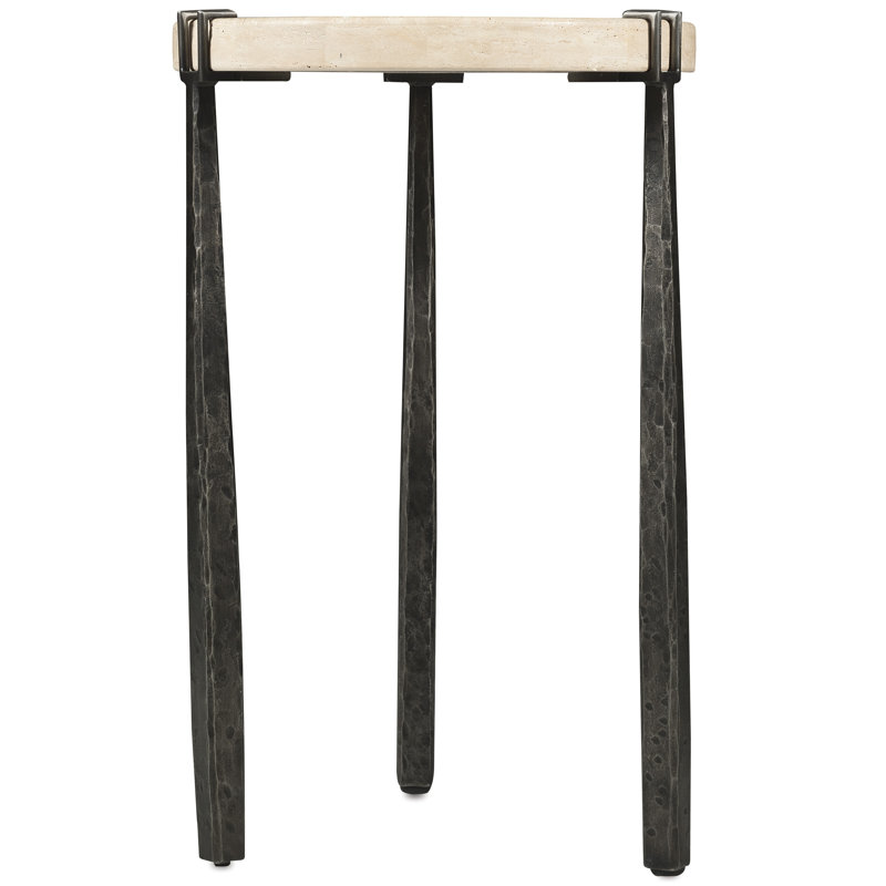 Driftwood Stone End Table
