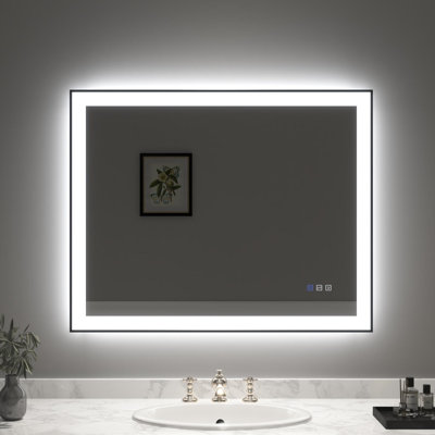 Miroir de salle de bain multifonctionnel éclairé