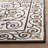 Helena Oriental Hand Hooked Wool Ivory / Dark Brown Area Rug-1182369053