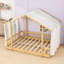 Lit plateforme avec baldaquin et guirlande lumineuse-1439463528-1439463530