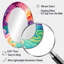 Miroir mural multicolore Swirly Clouds II - Rose-2118157897