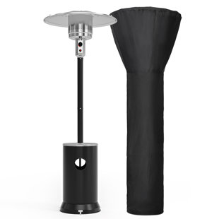 48000 Stainless Steel Propane Standing Patio Heater