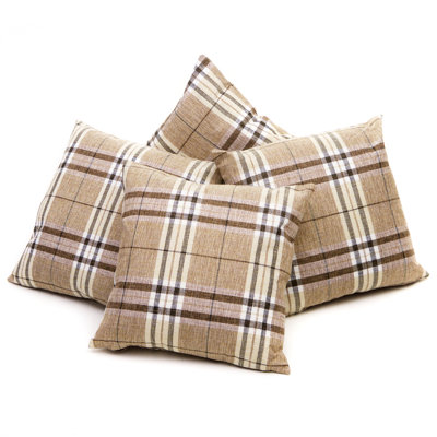 Callista Plaid Square Cushion Cover