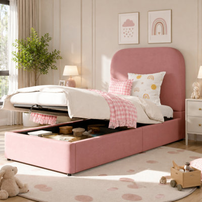 3ft Ottoman Bed Velvet