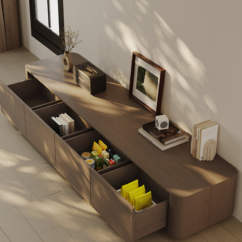 Meuble télé Modern Minimalist, H 14,56 po x L 78,74 po x l 15,74 po