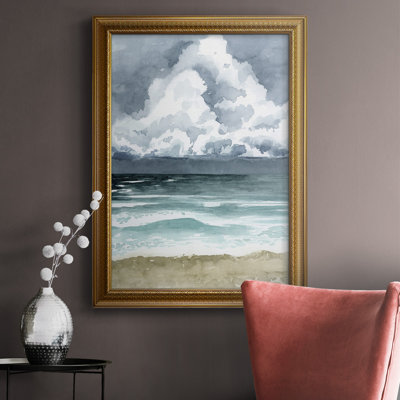 South Beach Storm I Premium Framed Canvas- Ready To Hang -  Rosecliff Heights, 44D5D77D6AB74D9A8660C2727583DE2B