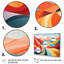 «Minimalist Multicolor Country Side Rolling II», art mural prairie-1118476925-1118476898