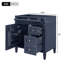 Meuble-lavabo de 30 po sans lavabo supérieur-118354579
