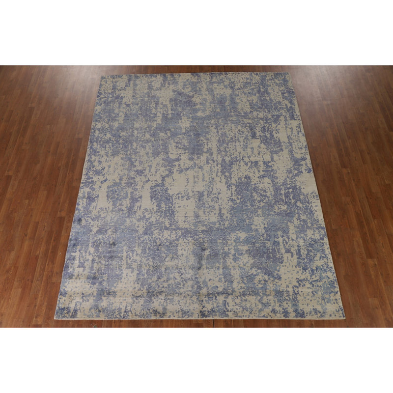 Tapis abstrait de salon moderne 8 x 10