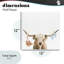 Plaque murale Highland Cow Baby Boy, design par Ali Lynne